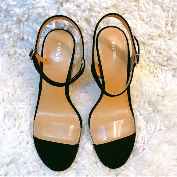 express clear heels
